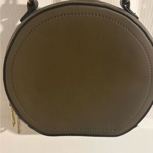 Sole Society Olive Green Circle Crossbody Bag
